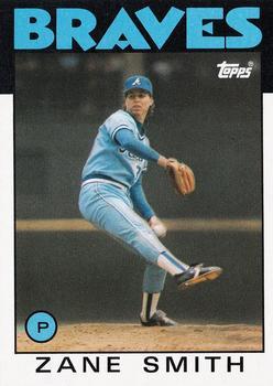 #167 Zane Smith - Atlanta Braves - 1986 Topps Baseball
