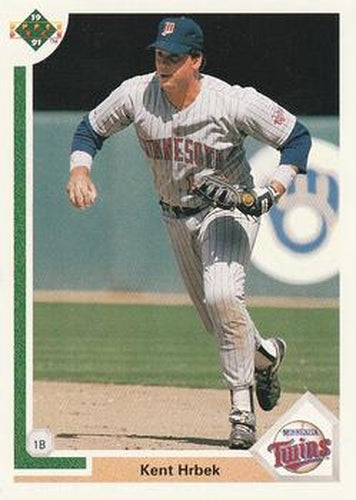 #167 Kent Hrbek - Minnesota Twins - 1991 Upper Deck Baseball
