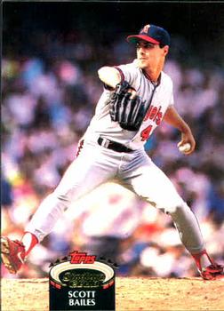 #167 Scott Bailes - California Angels - 1992 Stadium Club Baseball