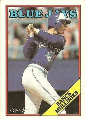 #167 Rance Mulliniks - Toronto Blue Jays - 1988 O-Pee-Chee Baseball