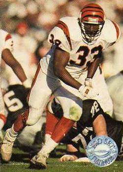 #167 David Fulcher - Cincinnati Bengals - 1991 Pro Set Platinum Football