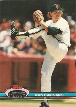 #167 Don Robinson - San Francisco Giants - 1991 Stadium Club Baseball