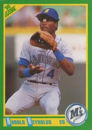 #167 Harold Reynolds - Seattle Mariners - 1990 Score Baseball