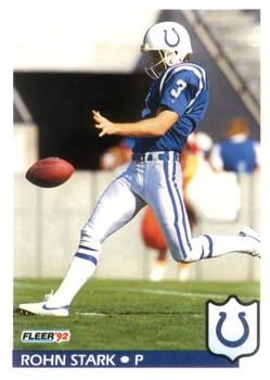 #167 Rohn Stark - Indianapolis Colts - 1992 Fleer Football