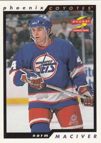 #167 Norm MacIver - Phoenix Coyotes - 1996-97 Score Hockey