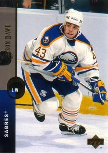 #167 Jason Dawe - Buffalo Sabres - 1994-95 Upper Deck Hockey