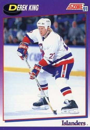 #167 Derek King - New York Islanders - 1991-92 Score American Hockey