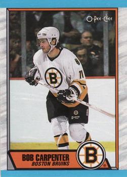 #167 Bob Carpenter - Boston Bruins - 1989-90 O-Pee-Chee Hockey