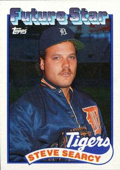 #167 Steve Searcy - Detroit Tigers - 1989 Topps Baseball