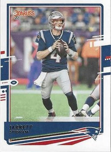 #167b Jarrett Stidham - New England Patriots - 2020 Donruss Football
