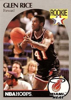 #168 Glen Rice - Miami Heat - 1990-91 Hoops Basketball