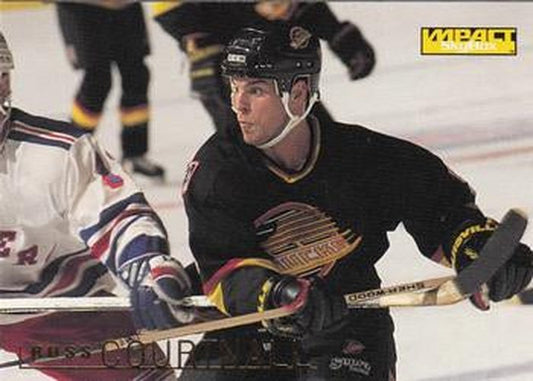 #168 Russ Courtnall - Vancouver Canucks - 1995-96 SkyBox Impact Hockey