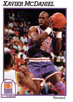 #168 Xavier McDaniel - Phoenix Suns - 1991-92 Hoops Basketball