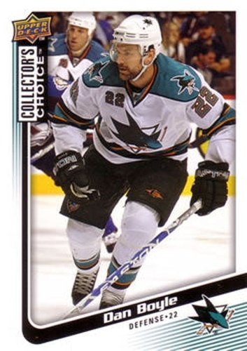 #168 Dan Boyle - San Jose Sharks - 2009-10 Collector's Choice Hockey