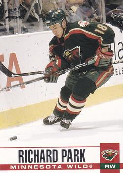 #168 Richard Park - Minnesota Wild - 2003-04 Pacific Hockey