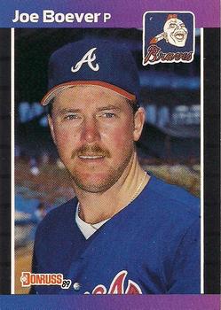 #168 Joe Boever - Atlanta Braves - 1989 Donruss Baseball