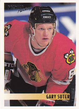 #168 Gary Suter - Chicago Blackhawks - 1994-95 O-Pee-Chee Premier Hockey