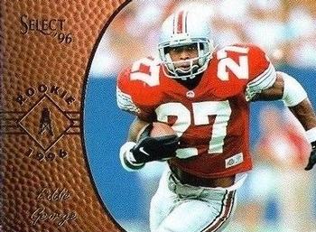 #168 Eddie George - Houston Oilers - 1996 Select Football