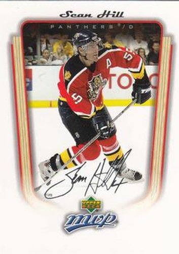 #168 Sean Hill - Florida Panthers - 2005-06 Upper Deck MVP Hockey