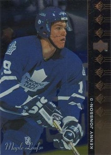 #SP-168 Kenny Jonsson - Toronto Maple Leafs - 1994-95 Upper Deck Hockey - SP