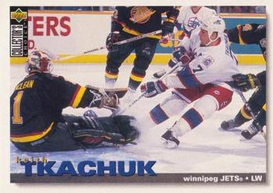#168 Keith Tkachuk - Winnipeg Jets - 1995-96 Collector's Choice Hockey