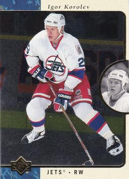 #168 Igor Korolev - Winnipeg Jets - 1995-96 SP Hockey