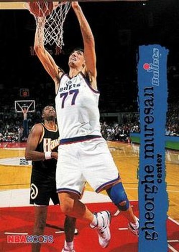 #168 Gheorghe Muresan - Washington Bullets - 1995-96 Hoops Basketball