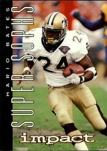 #168 Mario Bates - New Orleans Saints - 1995 SkyBox Impact Football