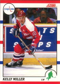 #168 Kelly Miller - Washington Capitals - 1990-91 Score Canadian Hockey