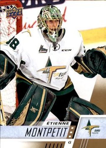 #168 Etienne Montpetit - Val-d'Or Foreurs - 2017-18 Upper Deck CHL Hockey