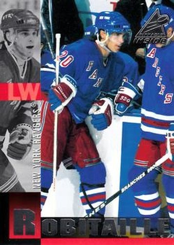 #168 Luc Robitaille - New York Rangers - 1997-98 Pinnacle Inside Hockey
