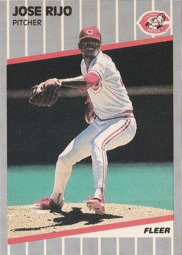 #168 Jose Rijo - Cincinnati Reds - 1989 Fleer Baseball