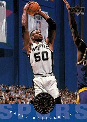 #168 David Robinson - San Antonio Spurs - 1995-96 Upper Deck Basketball