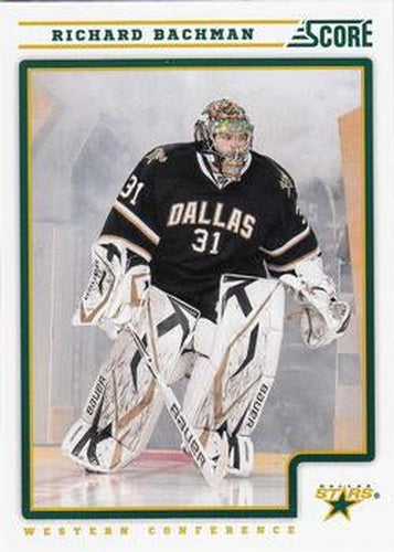 #168 Richard Bachman - Dallas Stars - 2012-13 Score Hockey