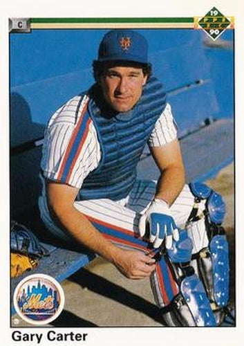 #168 Gary Carter - New York Mets - 1990 Upper Deck Baseball