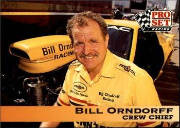 #168 Bill Orndorff - 1992 Pro Set NHRA Racing