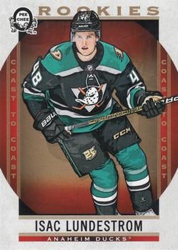 #168 Isac Lundestrom - Anaheim Ducks - 2018-19 O-Pee-Chee Coast to Coast Hockey