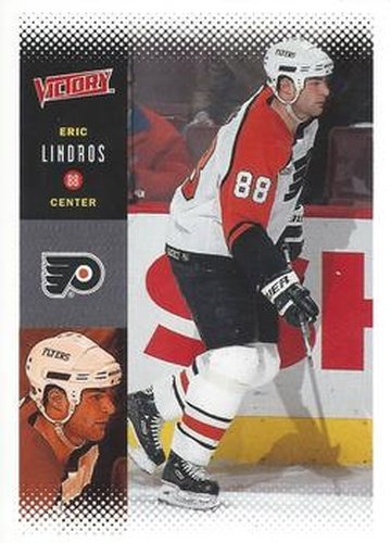 #168 Eric Lindros - Philadelphia Flyers - 2000-01 Upper Deck Victory Hockey