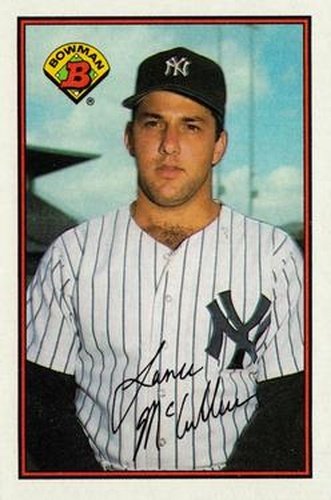 #168 Lance McCullers - New York Yankees - 1989 Bowman Baseball