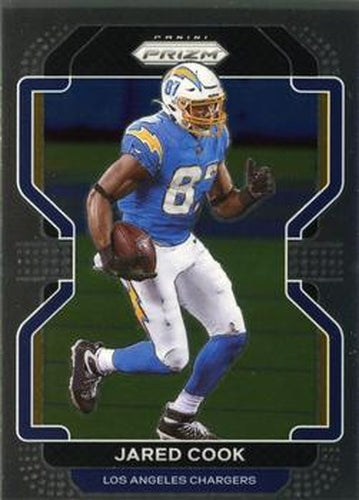 #168 Jared Cook - Los Angeles Chargers - 2021 Panini Prizm Football