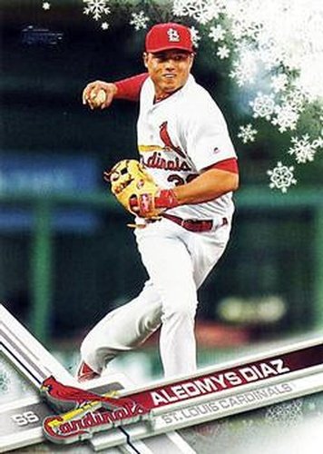 #HMW168 Aledmys Diaz - St. Louis Cardinals - 2017 Topps Holiday Baseball