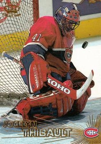 #168 Jocelyn Thibault - Montreal Canadiens - 1997-98 Pacific Crown Hockey