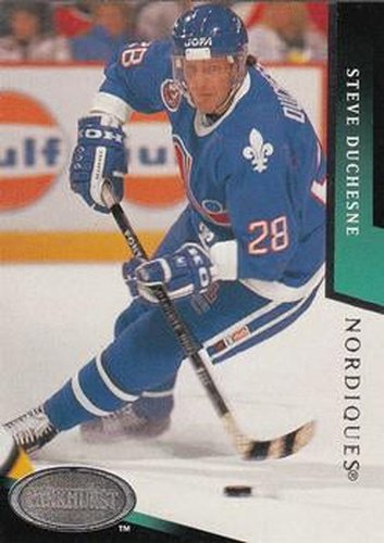 #168 Steve Duchesne - Quebec Nordiques - 1993-94 Parkhurst Hockey