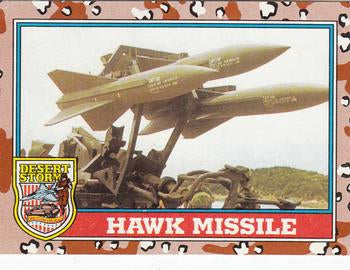#168 HAWK Missile - 1991 Topps Desert Storm
