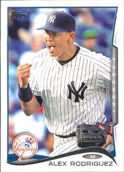 #168 Alex Rodriguez - New York Yankees - 2014 Topps Baseball