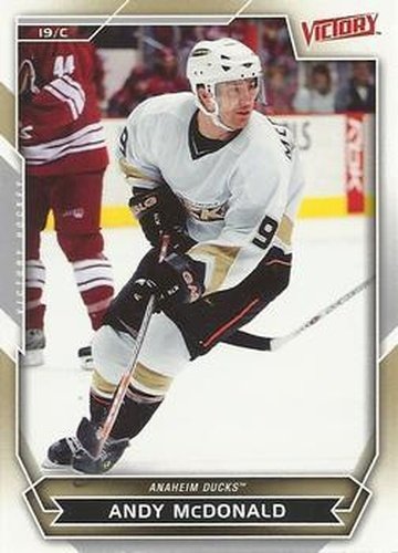 #168 Andy McDonald - Anaheim Ducks - 2007-08 Upper Deck Victory Hockey
