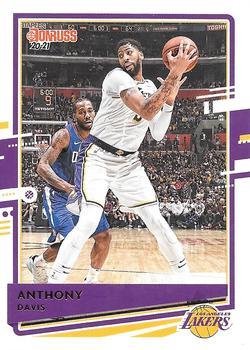 #168 Anthony Davis - Los Angeles Lakers - 2020-21 Donruss Basketball