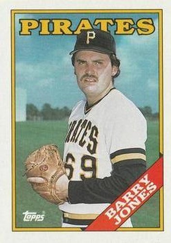 #168 Barry Jones - Pittsburgh Pirates - 1988 Topps Baseball