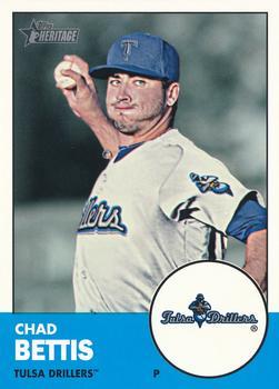 #168 Chad Bettis - Tulsa Drillers - 2012 Topps Heritage Minor League Baseball