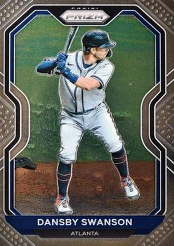 #168 Dansby Swanson - Atlanta Braves - 2021 Panini Prizm Baseball